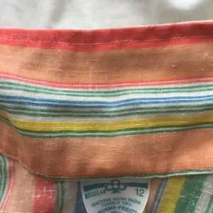Tops - small, colorful pinstripe button up Tops - small, colorful pinstripe button up